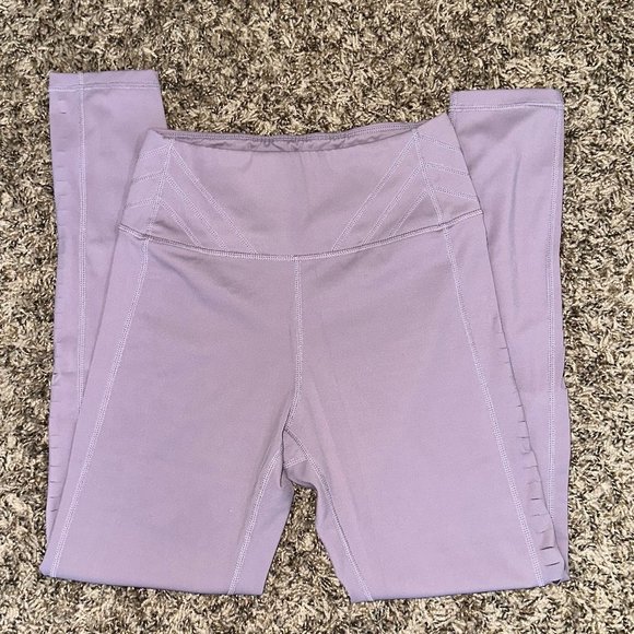 J.ING Powdered Violet High-Waist Side Panel Legging - Picture 2 of 4